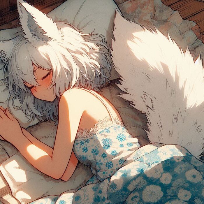     !  , Anime Art, , , , , Animal Ears, , , , Ginger & White, 