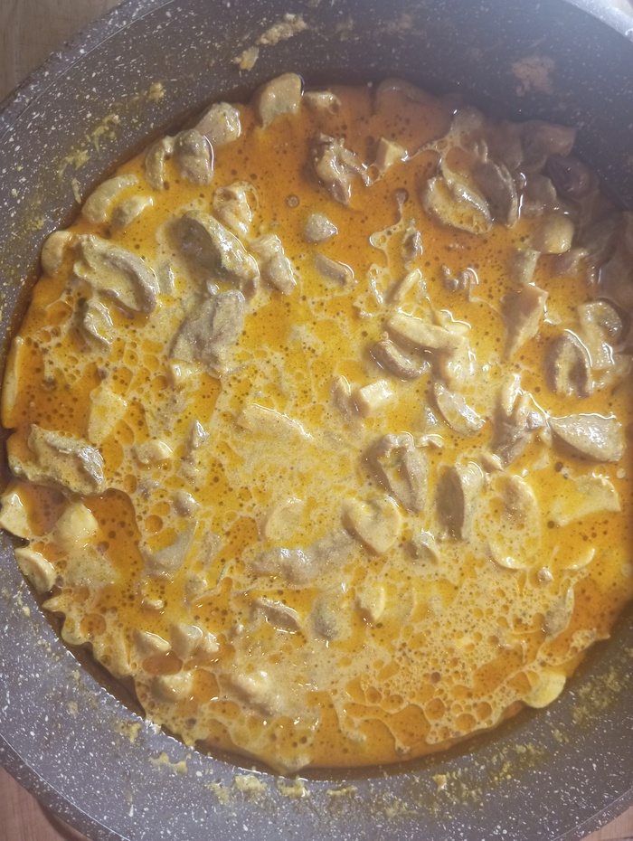 Сам не пойму, как жареха из субродуктов превратилось на моей кухне, за несколько лет, в подобие бефстроганов...