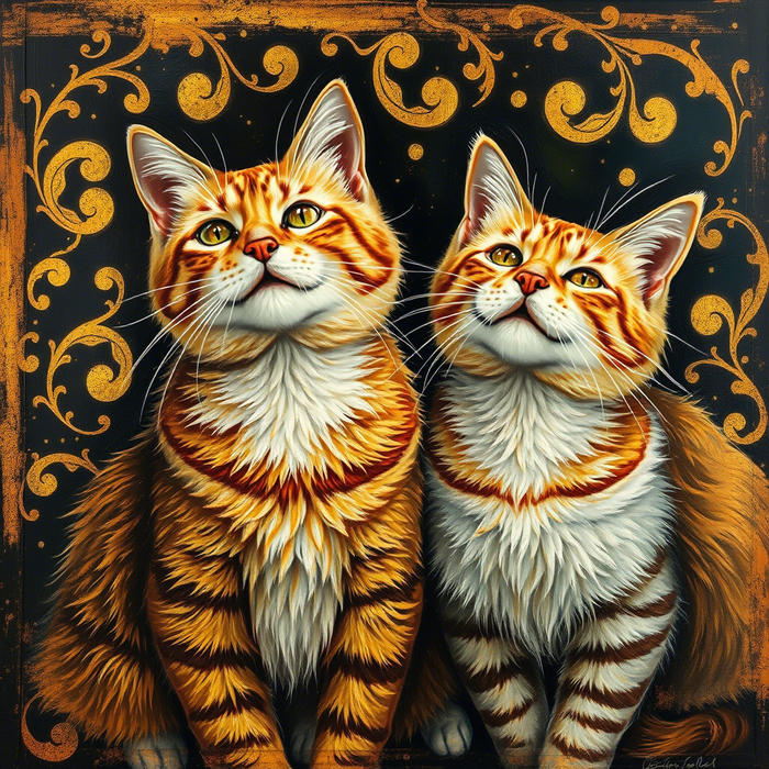 Рыжие котики