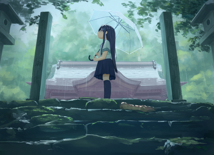     , Anime Art, Original Character, Cevio, Futaba Minato, , , , ,  
