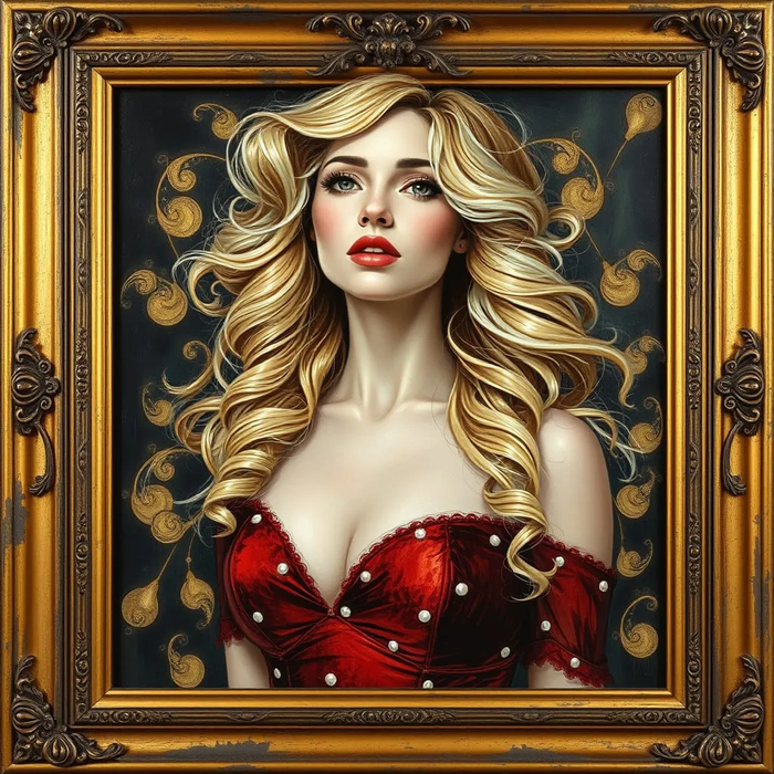 Портрет блондинки