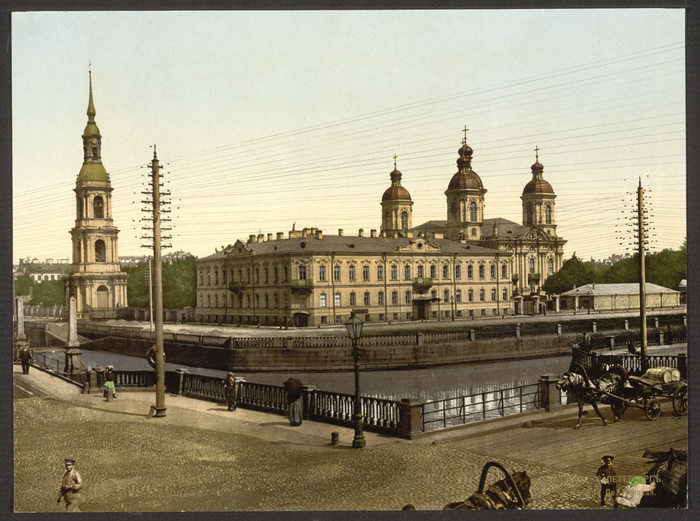 Николо-Богоявленский морской собор в 1896 году.