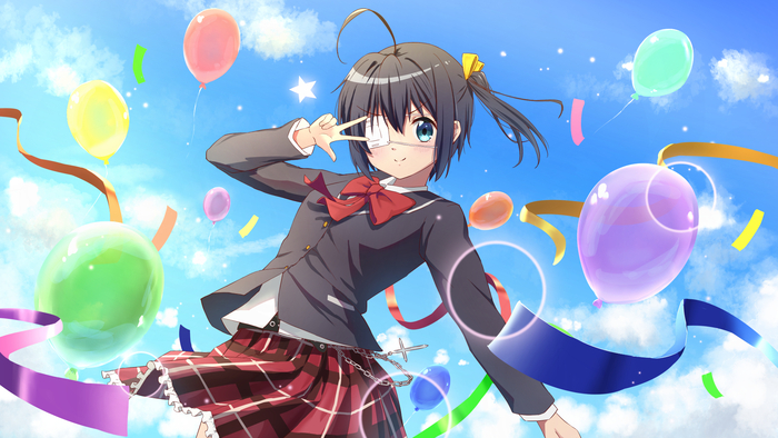  ! Anime Art, , Chuunibyou demo koi ga Shitai!, Takanashi Rikka, , Pixiv,  ,  