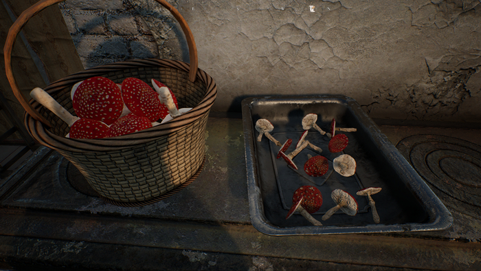 В стим вышла демо версия Симулятора Грибника