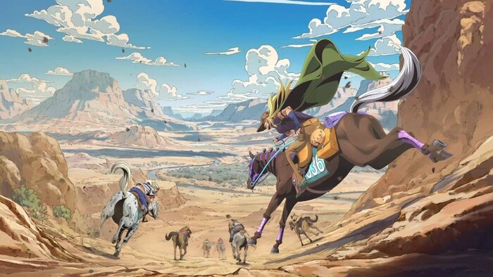  7  "JoJo's bizzare adventures: steel ball run" , Pikabu Publish Bot, Jojos Bizarre Adventure, ,  