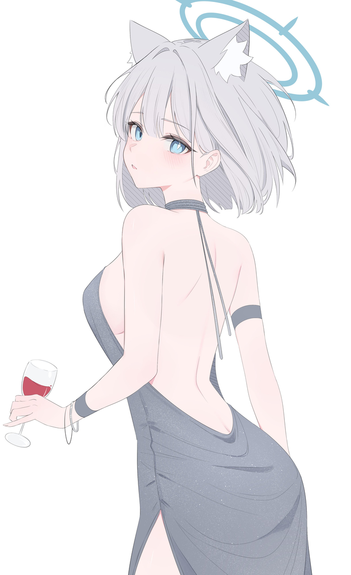    Blue Archive, Sunaookami Shiroko, , , , , Anime Art, Animal Ears,  ,   
