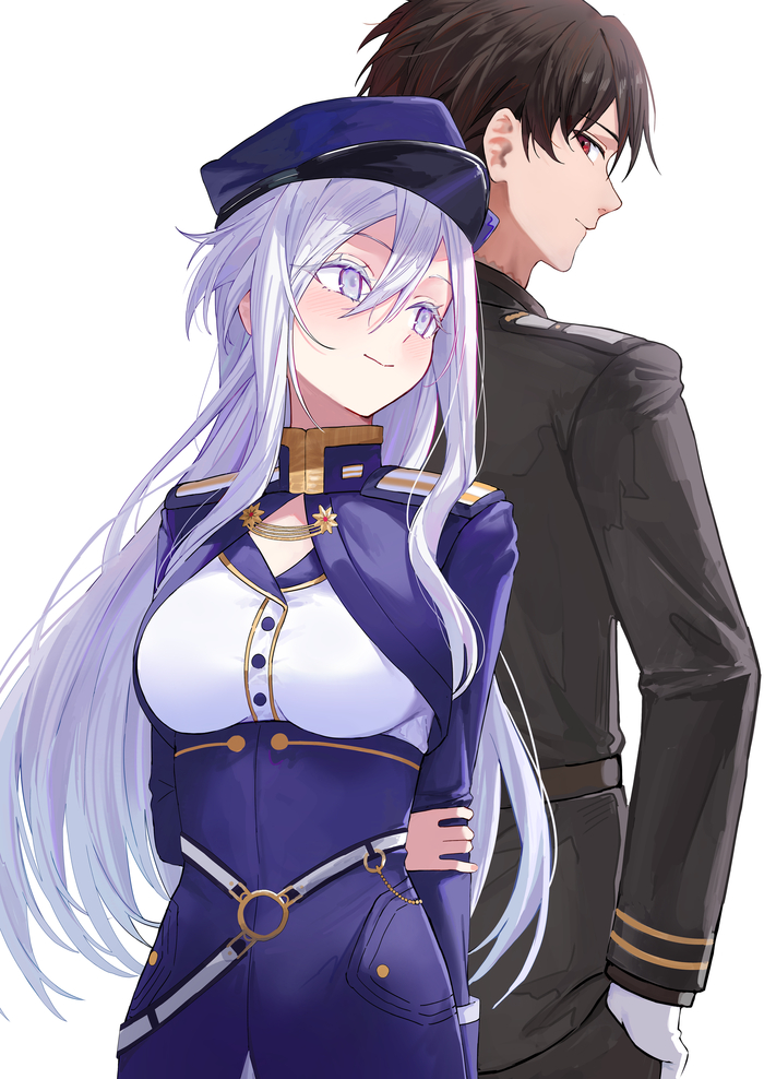 Shinei & Lena Anime Art, , 86 (Eighty Six), Vladilena Milize, Shinei Nouzen, Pixiv