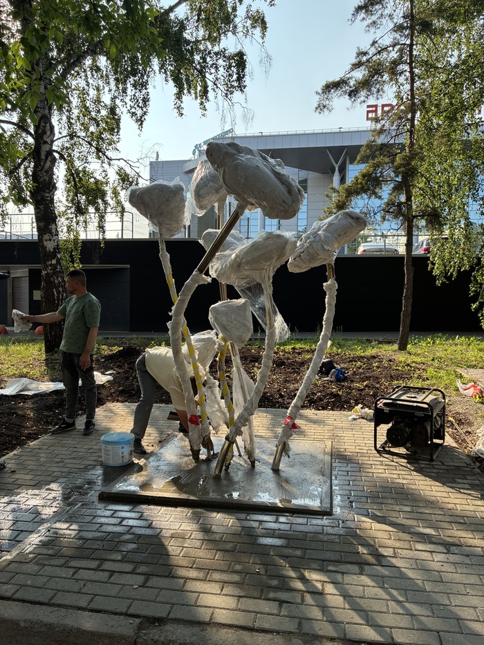 Заливка основания, фланец-направляющая