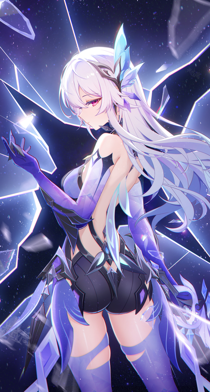  Pixiv, Anime Art, , Genshin Impact, Skirk (Genshin Impact)
