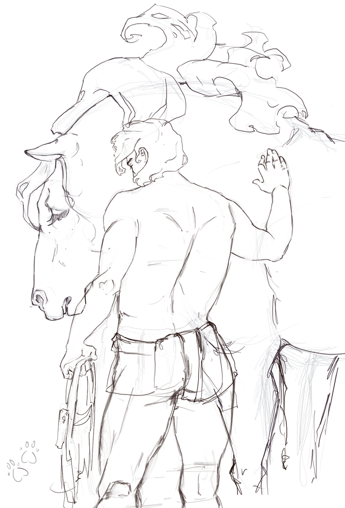 Иногда рисую людей)