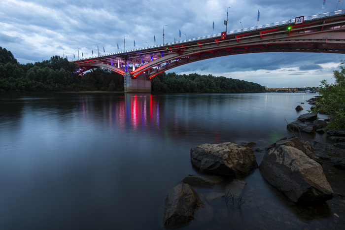 Канавинский мост в сумерках
