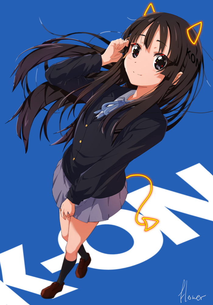 Mio Anime Art, , K-on, Akiyama Mio, Pixiv,  