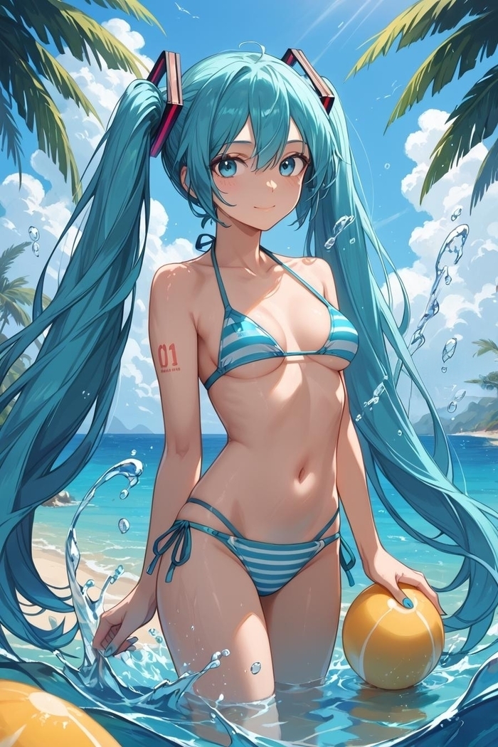    , Anime Art, Hatsune Miku, Flux,  , , , , 