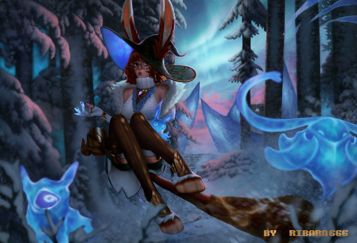 Aurora - League of Legends Fanart (Ribara666) , Riot Games, Aurora, League of Legends, ArtStation