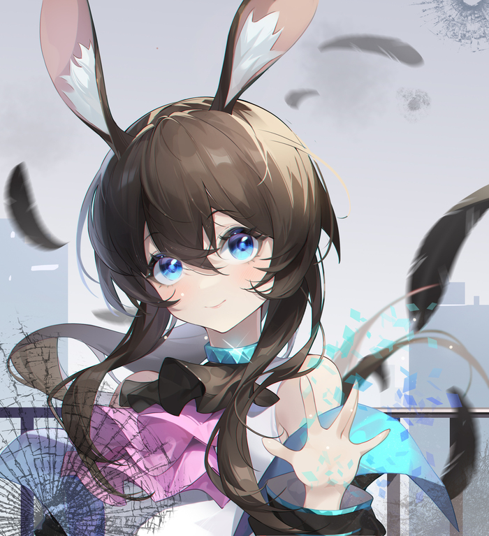 Amiya Anime Art, , Game Art, Arknights, Amiya, Pixiv