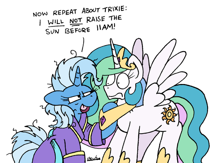   My Little Pony, Trixie, Princess Celestia, Bobthedalek