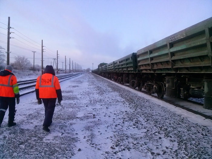 Обход с сигналистом и бригадиром