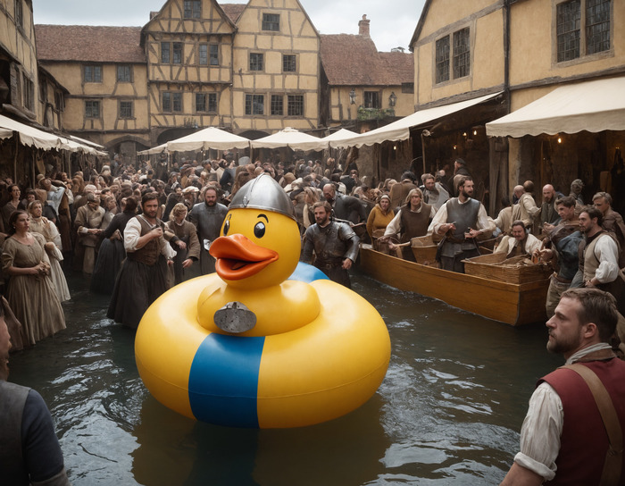 Резиновые уточки получилось уменьшить только в 20 веке