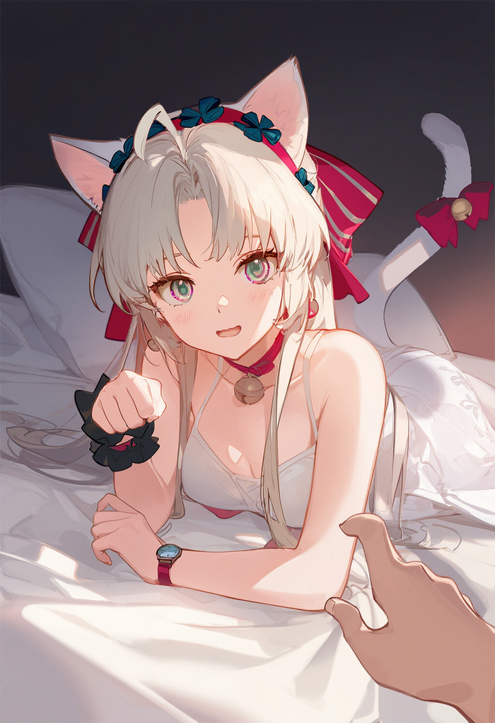  Anime Art, Wuthering Waves, Carlotta (Wuthering Waves), Animal Ears, , ,  