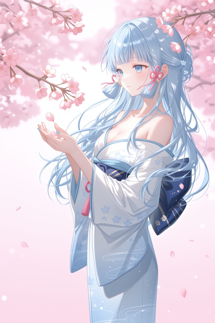 Ayaya Pixiv, , Genshin Impact, Anime Art, Kamisato Ayaka (Genshin Impact),  