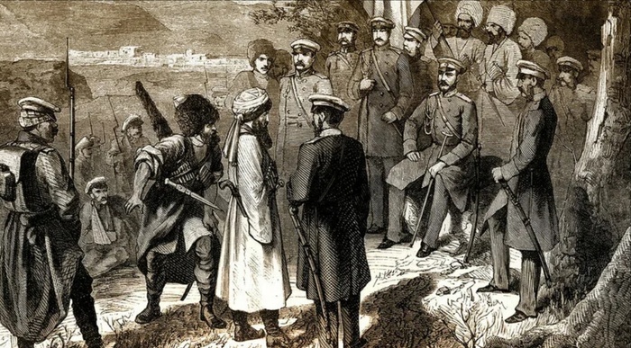 Переговоры имама Шамиля и Барятинского