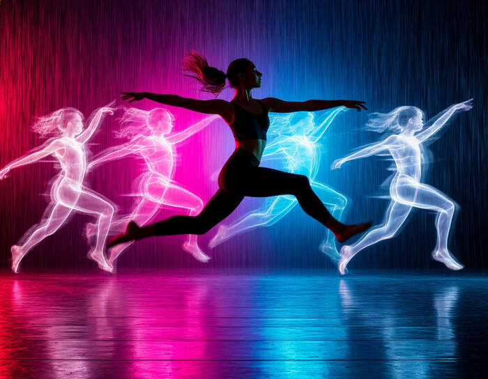 Как сделать размытые копии от объекта в нейросети?