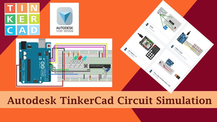 Autodesk Tinkercad (раздел Circuits)