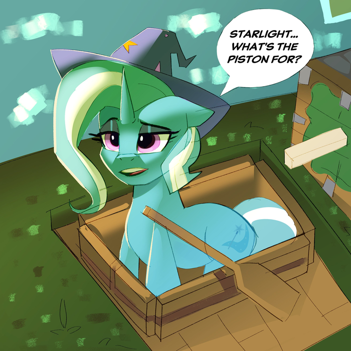 ,     ?... My Little Pony, Trixie, MLP Edge, Minecraft