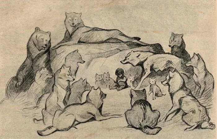 Маугли - выдуманное слово и несуществующая книга Детская литература, Сказка, Редьярд Киплинг, Маугли, Длиннопост