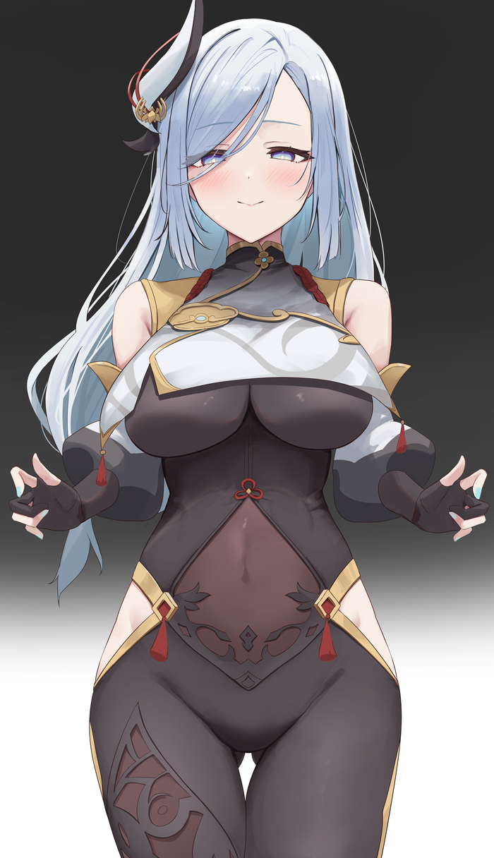  - Genshin Impact, , Anime Art, Shenhe (Genshin Impact)