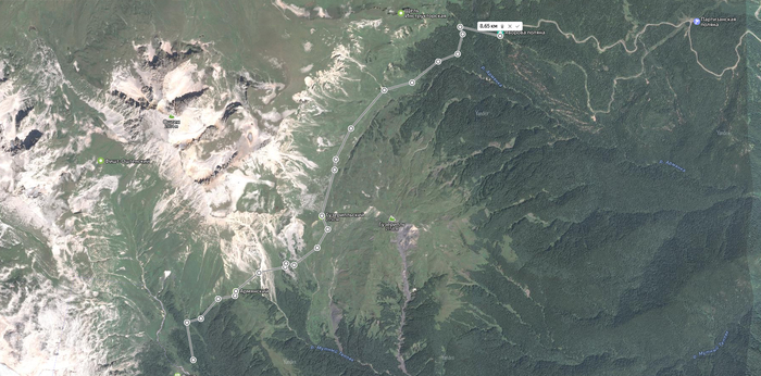 Переход через Армянский и Гузерипльский перевалы.