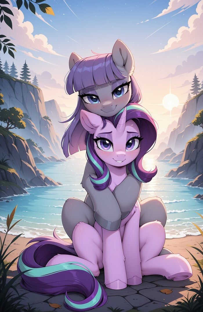 ,  My Little Pony, Ponyart, Starlight Glimmer,  , Maud Pie