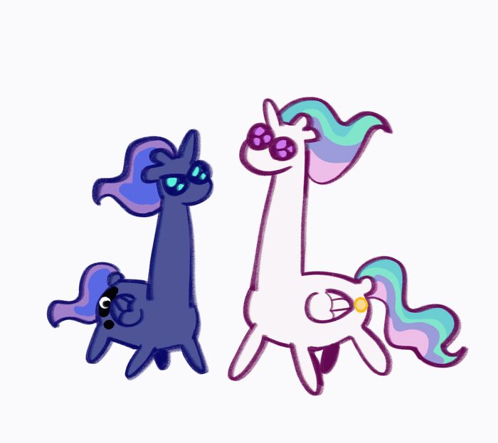  My Little Pony, Princess Luna, Princess Celestia, 