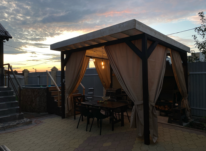 Какую беседку запилил