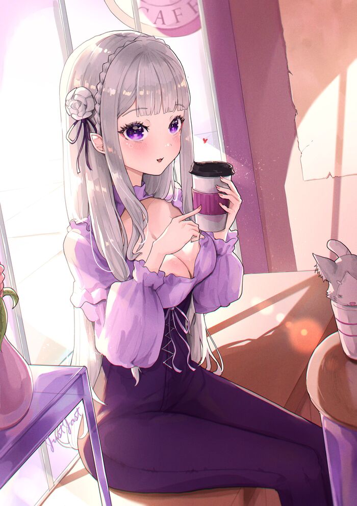  Anime Art, , Re:Zero Kara, Emilia, Pixiv