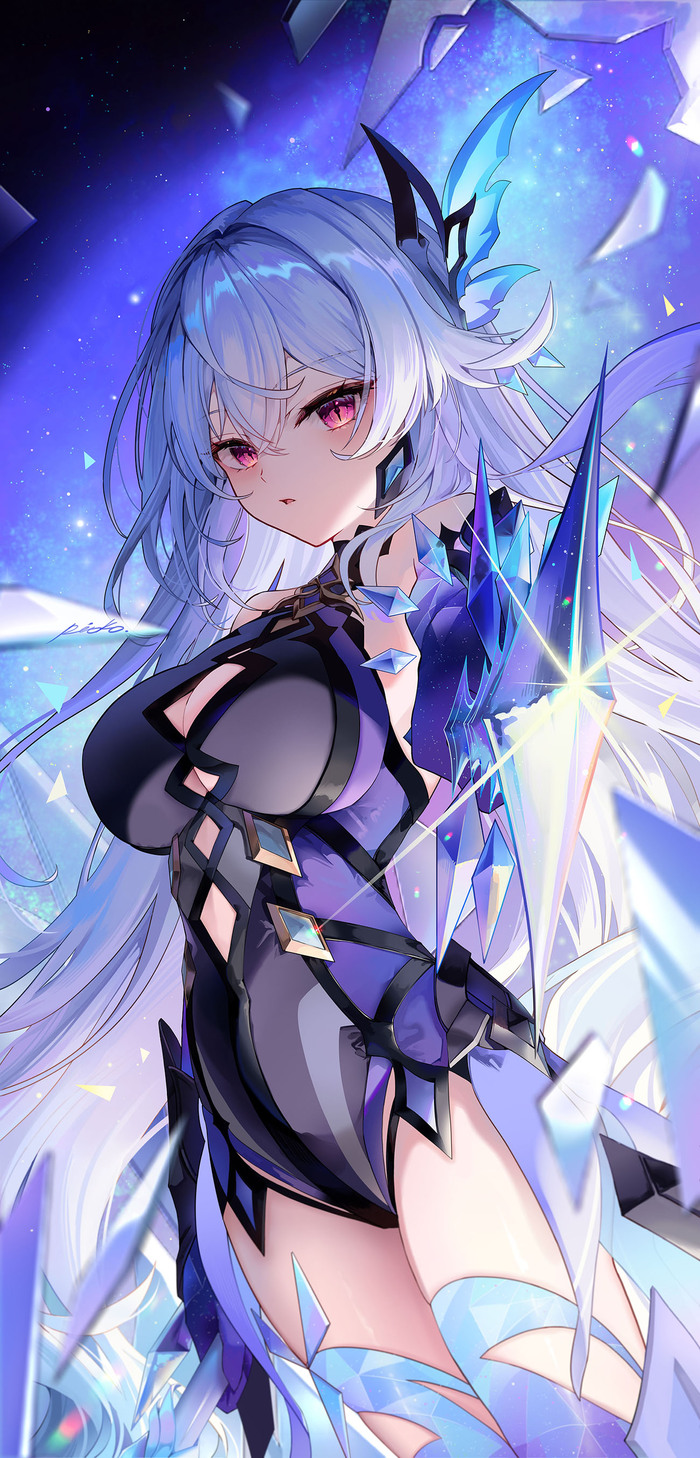 Genshin Impact, Pixiv, Anime Art, , Skirk (Genshin Impact)