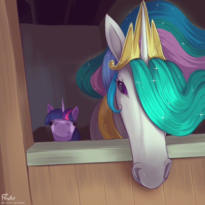  My Little Pony, Twilight Sparkle, Princess Celestia