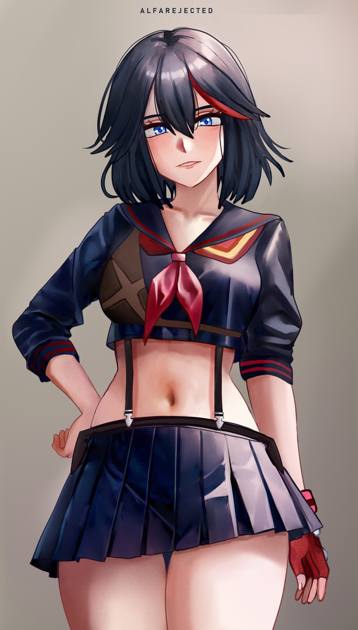 Ryuuko Anime Art, , Kill la Kill, Matoi Ryuuko, Senketsu, Pixiv, 