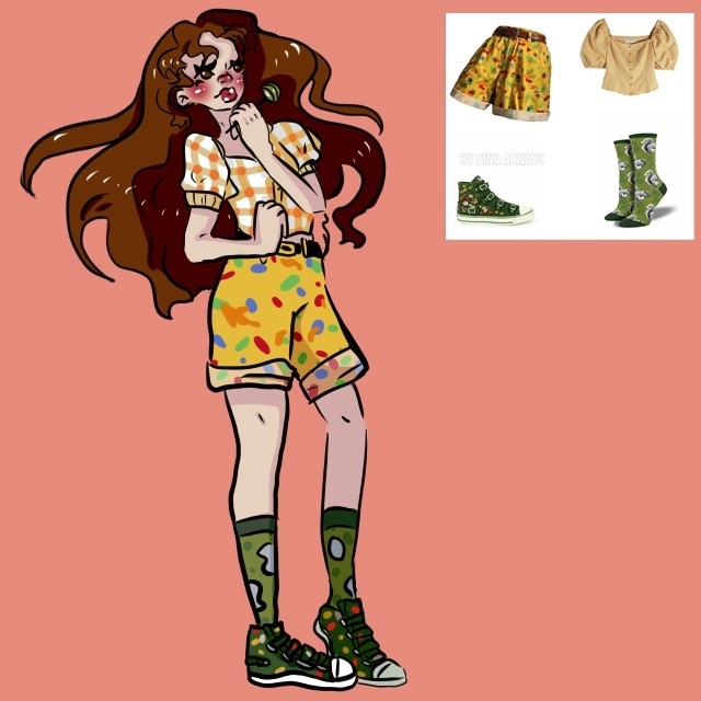 по просьбе одного из подписчиков, наша арт нарисовала Керу Смит в этом луке Надеюсь, тебе понравится