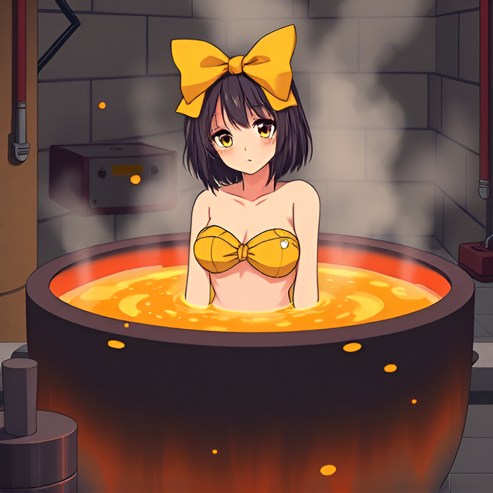 Купальщица эта феноменальная.