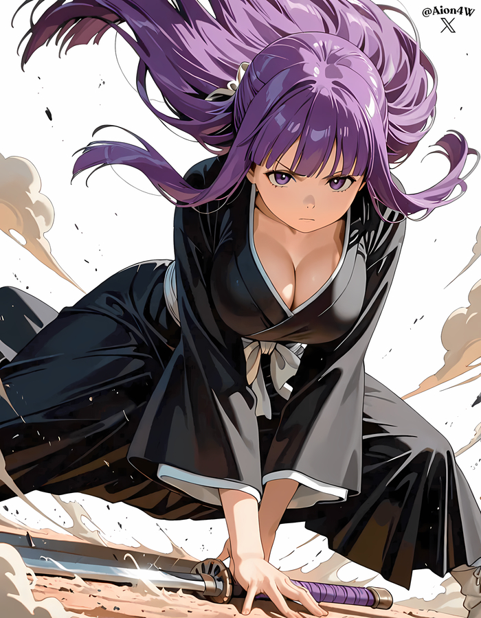   , , Anime Art,  , Sousou no Frieren, Fern, Bleach