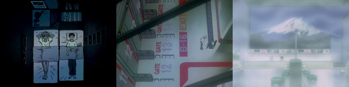 Синдзи в гостях у Каору. После синхротеста. Баня NERV.