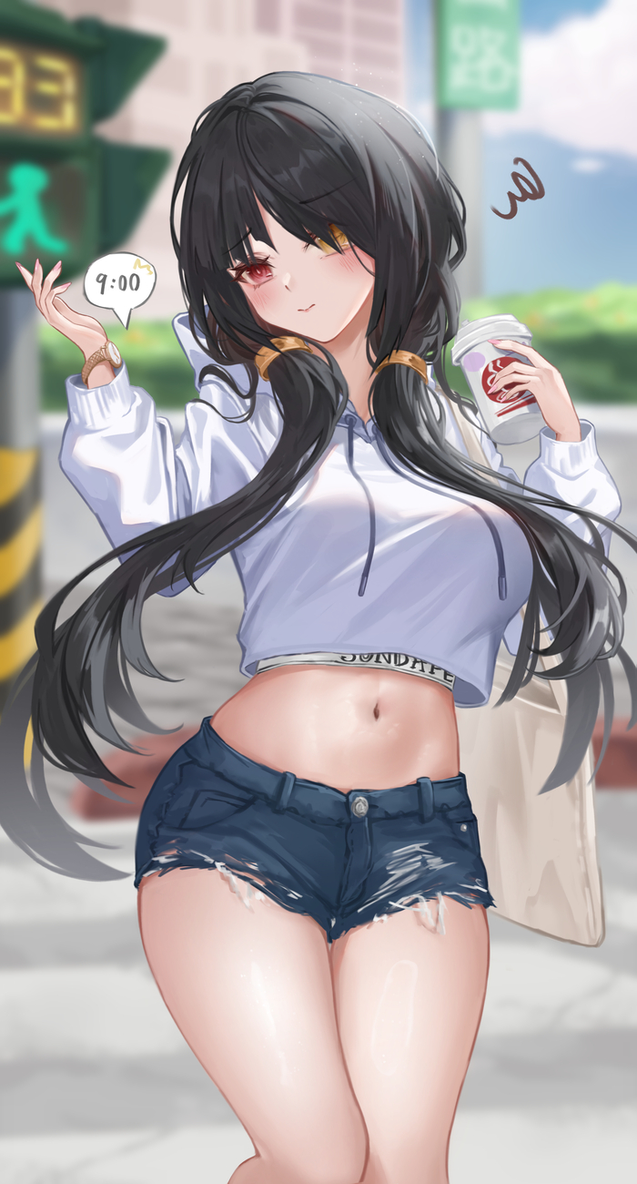   Anime Art, , Date a Live, Kurumi Tokisaki, Pixiv, 