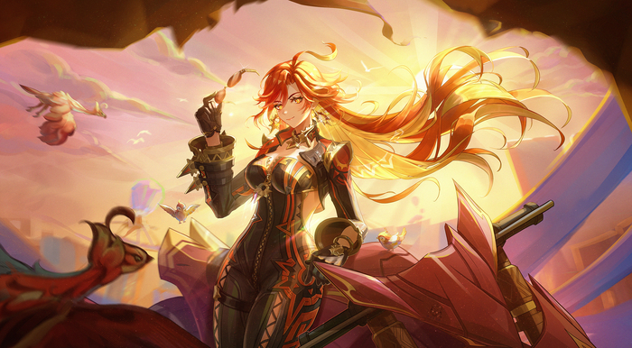  Genshin Impact, Pixiv, , Anime Art, Mavuika (Genshin Impact)