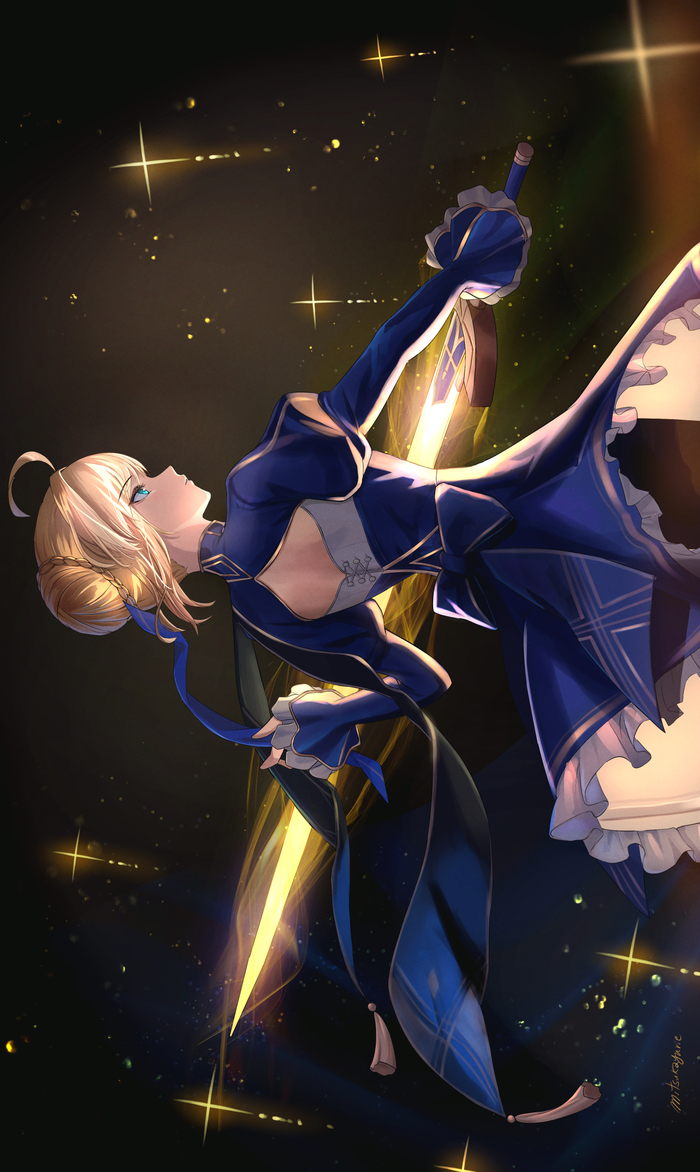 Artoria Anime Art, Honkai: Star Rail, Fate-stay Night, Artoria Pendragon, 