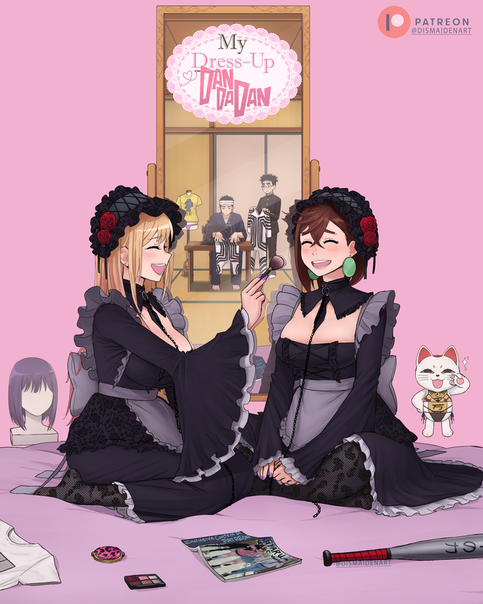  Anime Art, , , Sono Bisque Doll wa Koi wo Suru, Dandadan, Marin Kitagawa, Wakana Gojou, Ayase Momo, Turbo Granny, Takakura Ken
