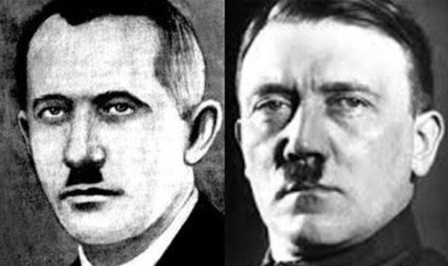 Евгений Коновалец и Адольф Гитлер