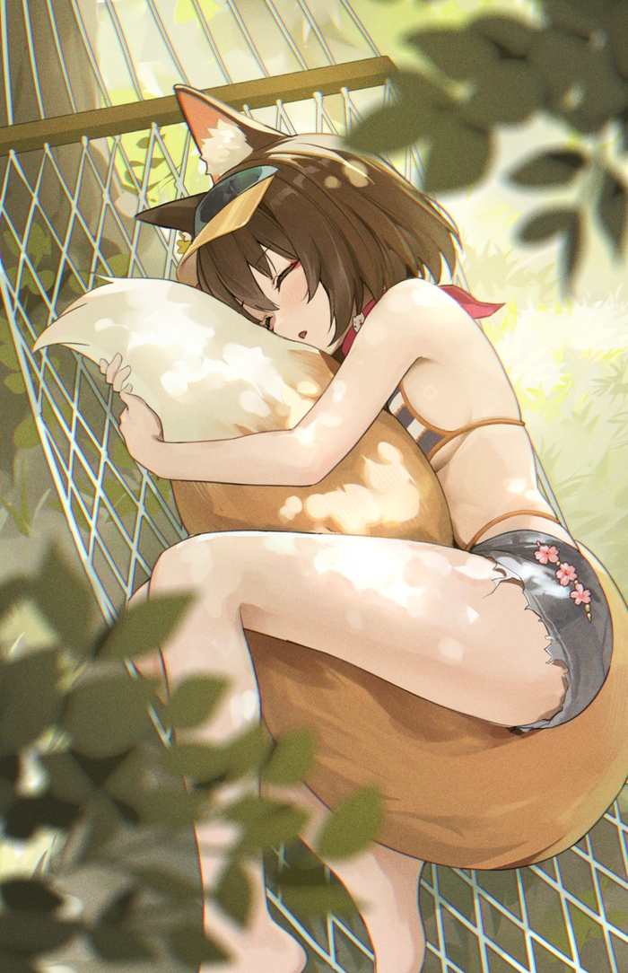  Anime Art, , Blue Archive, Kuda Izuna, , 