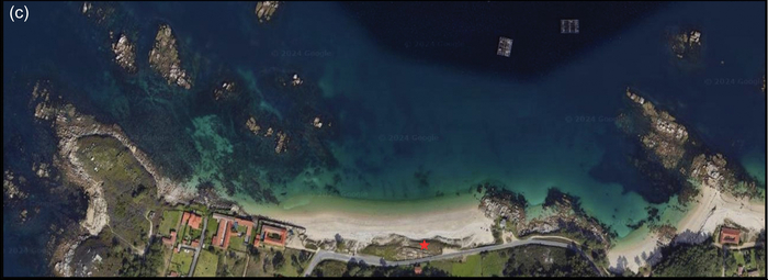 Карта Пиренейского полуострова, на которой красным цветом отмечено местоположение Адро Вельо