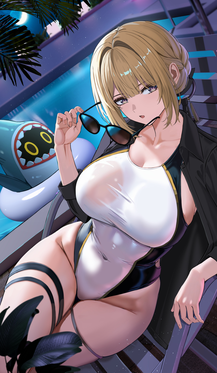 Evelyn Anime Art, , Zenless Zone Zero, Evelyn Chevalier (zzz), 